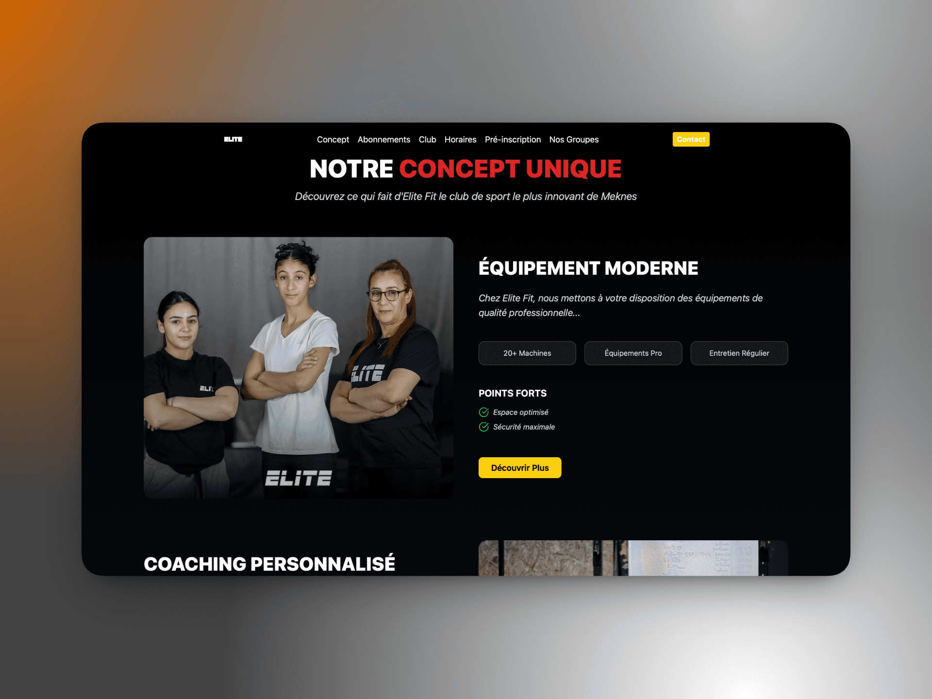 Elite Fitness Meknes screenshot 2