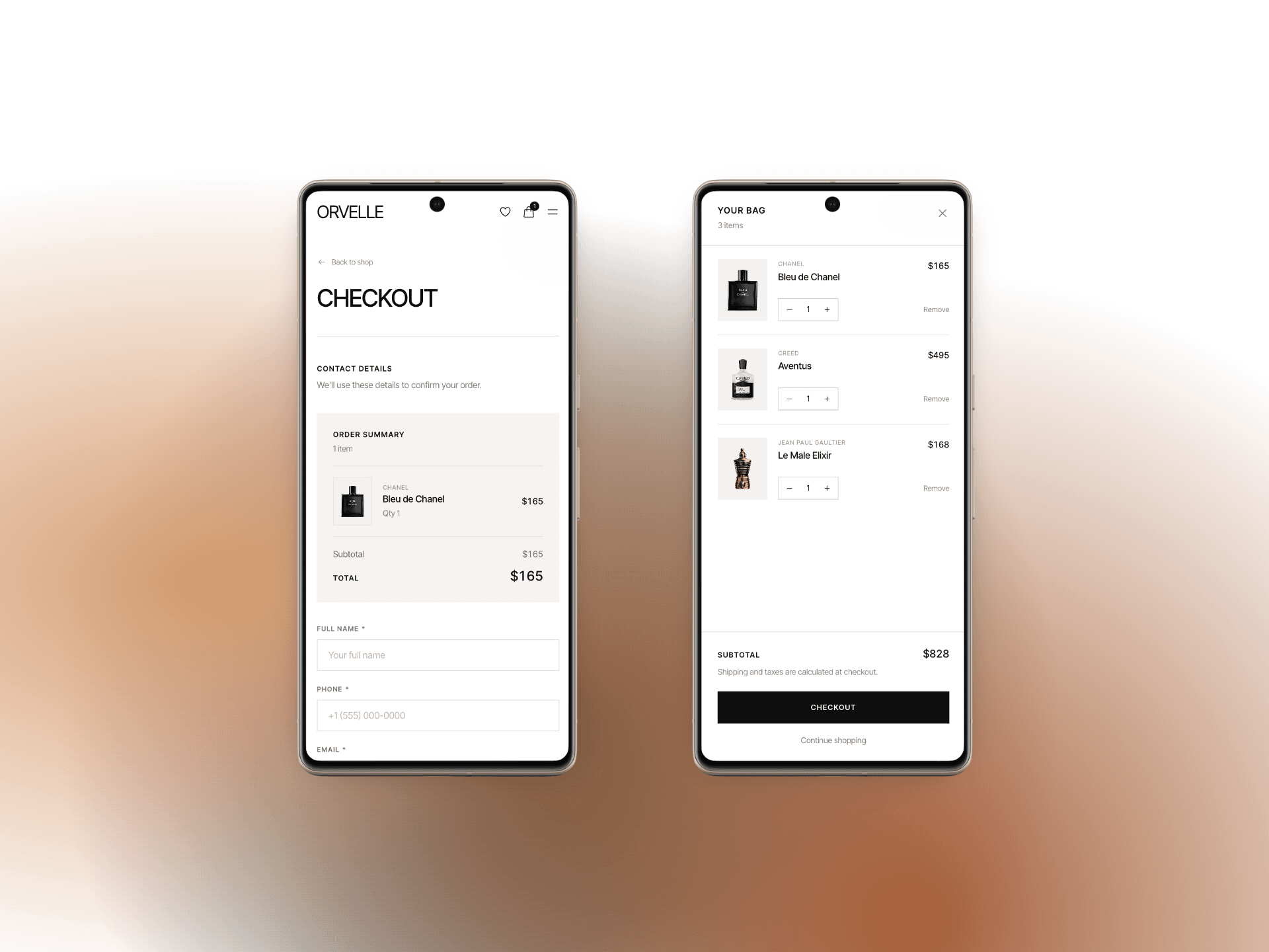 Maison Aurel — E-Commerce website, screen 3